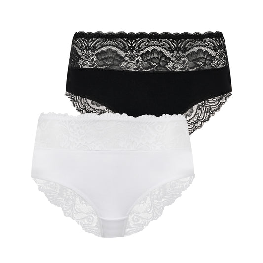 2er Wäsche-Set mit Spitze