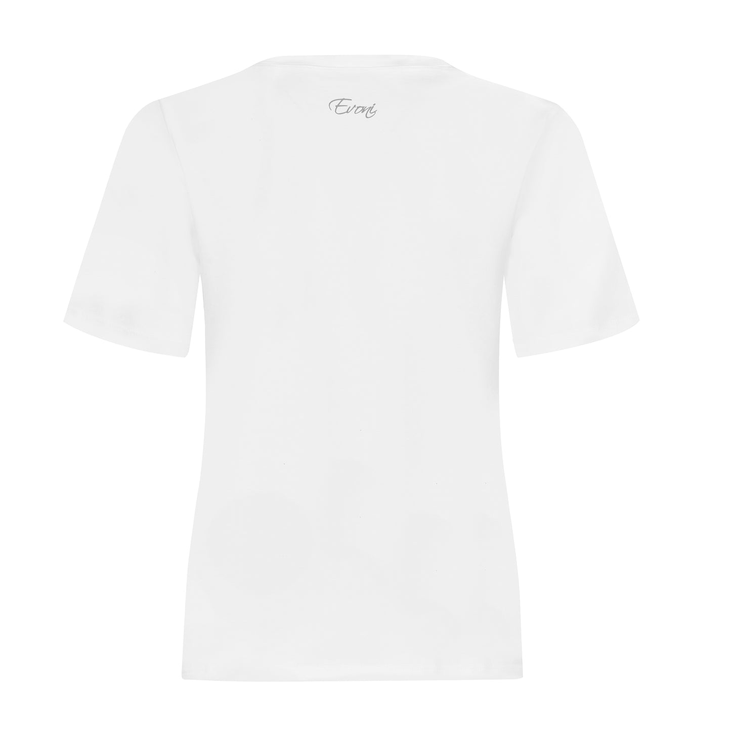 Evoni Damen T-Shirt aus weichem Baumwollstoff mit modischem Frontdruck