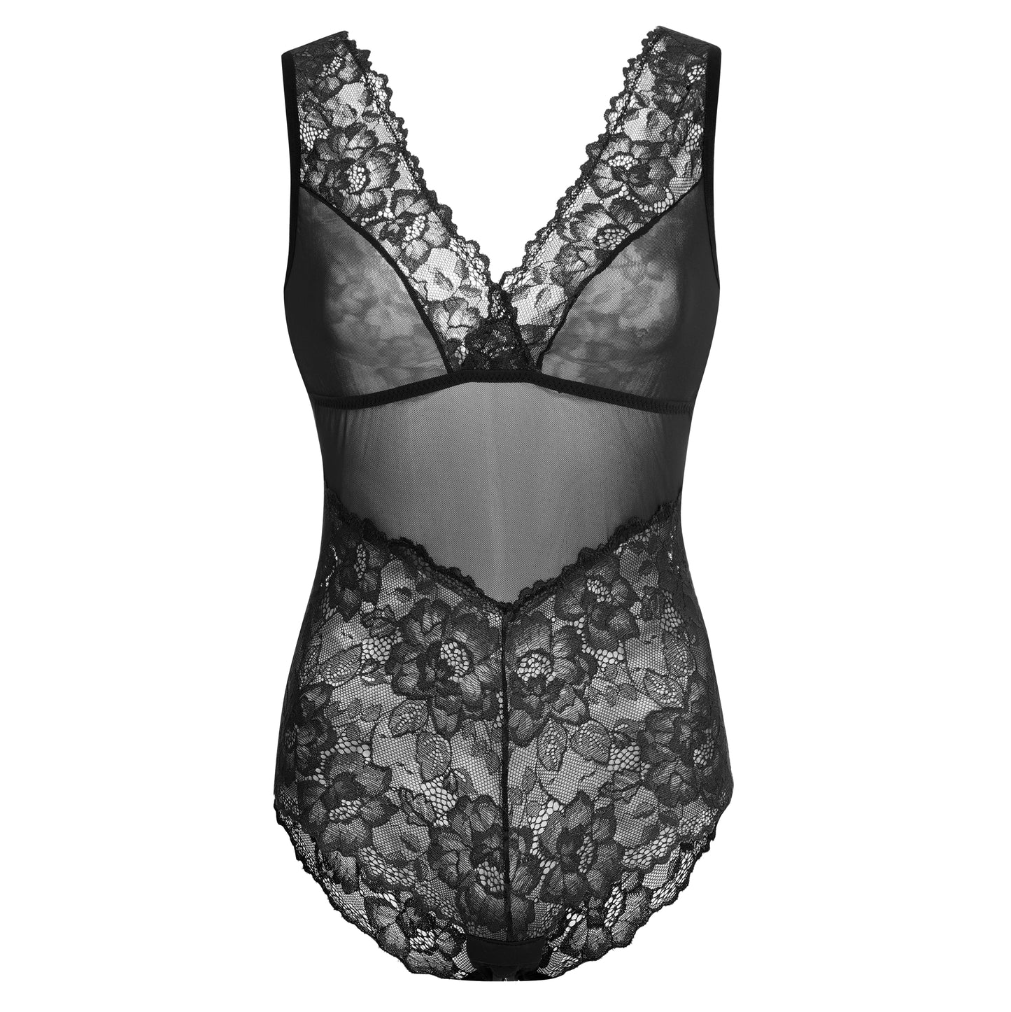 Tüllbody mit Spitzenslip
