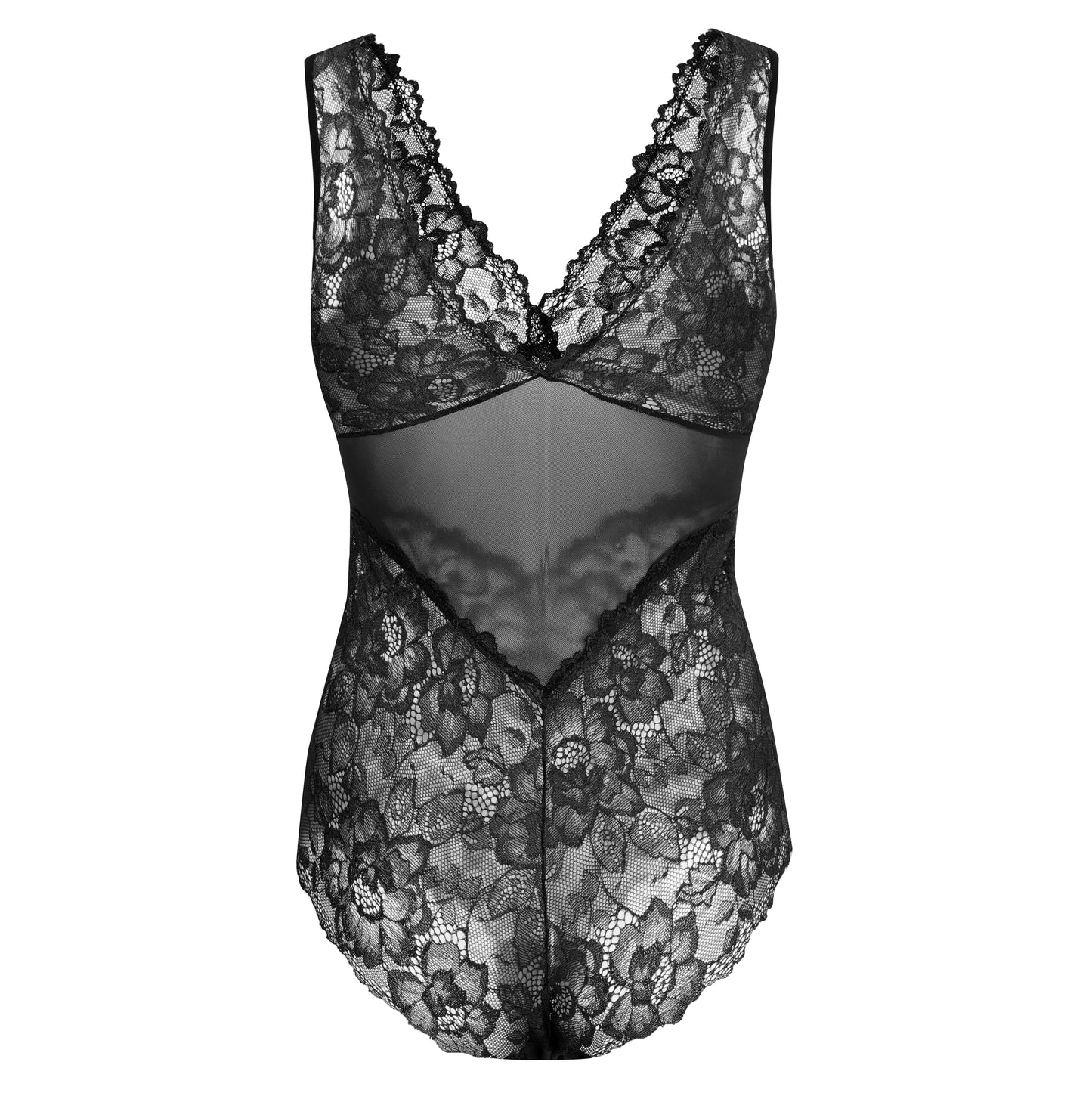 Tüllbody mit Spitzenslip