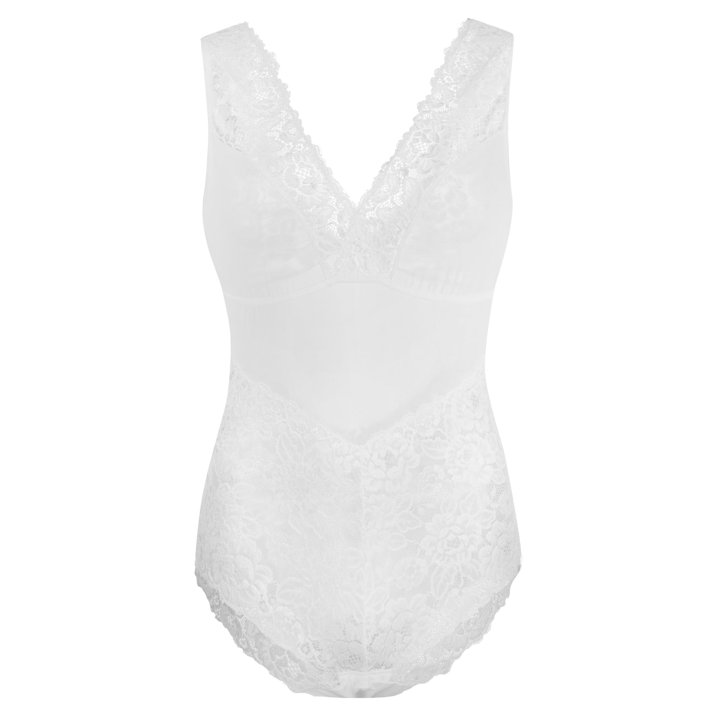 Tüllbody mit Spitzenslip