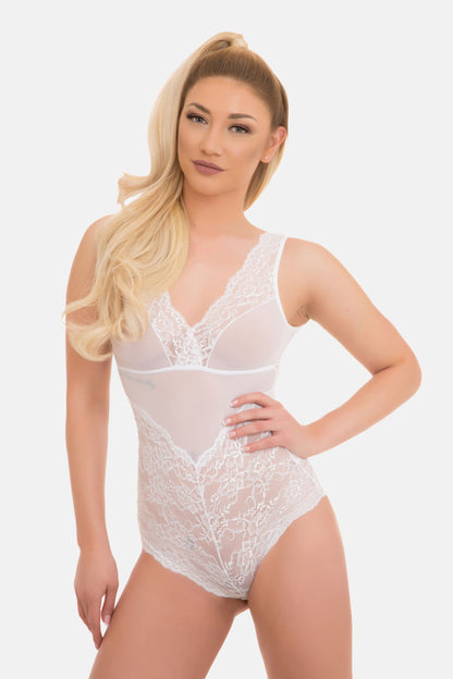 Tüllbody mit Spitzenslip
