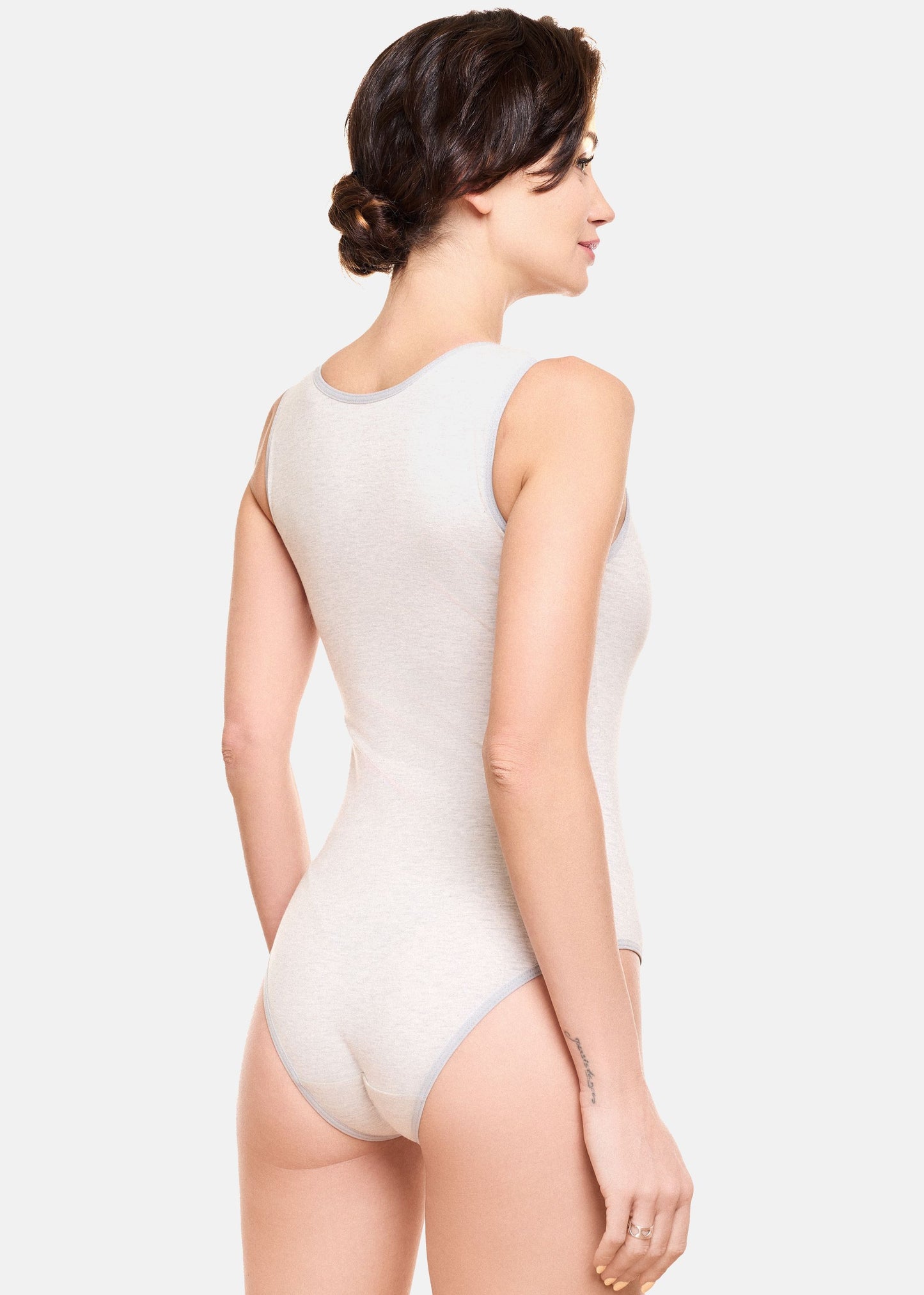 Body ärmellos aus Baumwolle