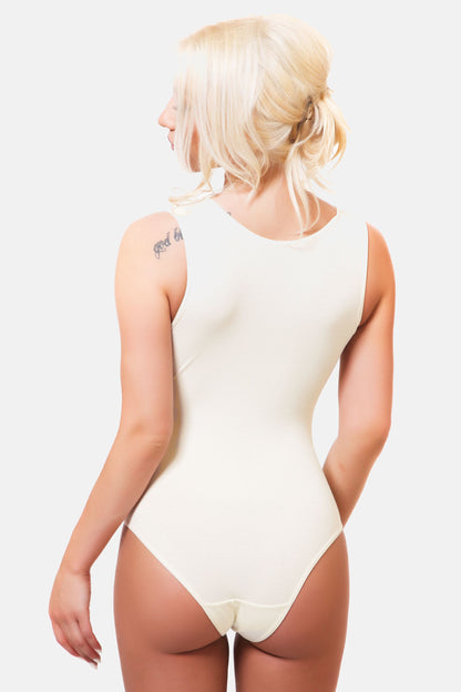 Body ärmellos aus Baumwolle