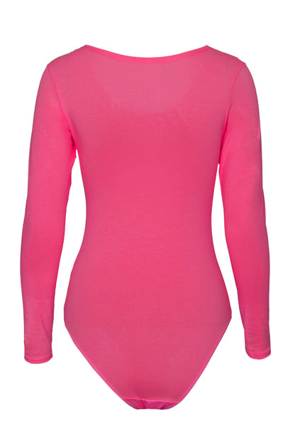 Evoni Long Sleeve Bodysuit Crew Neck