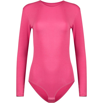 Evoni Long Sleeve Bodysuit Crew Neck