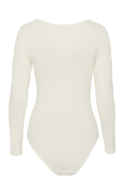 Evoni Long Sleeve Bodysuit Crew Neck
