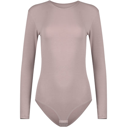 Evoni Long Sleeve Bodysuit Crew Neck