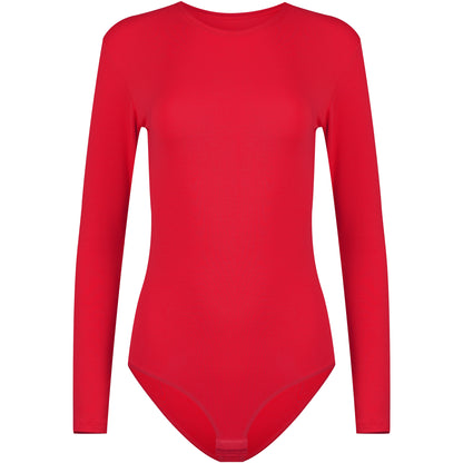 Evoni Long Sleeve Bodysuit Crew Neck