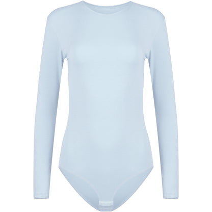 Evoni Long Sleeve Bodysuit Crew Neck