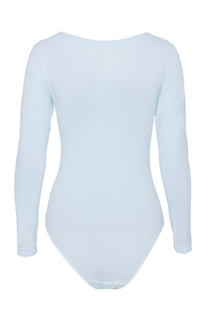 Evoni Long Sleeve Bodysuit Crew Neck