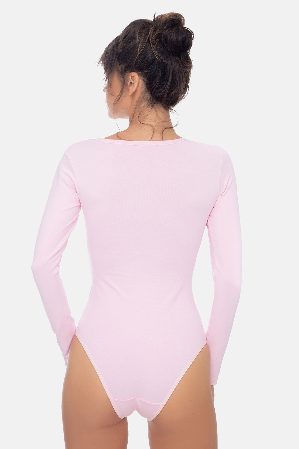 Evoni Long Sleeve Bodysuit Crew Neck