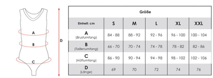 Damen Body Halbkragen ärmellos