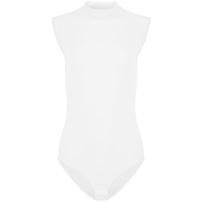Damen Body Halbkragen ärmellos