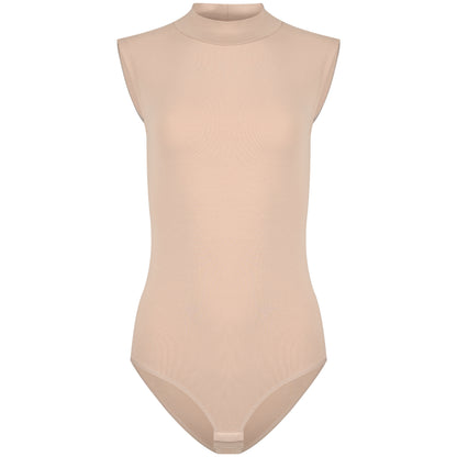 Damen Body Halbkragen ärmellos