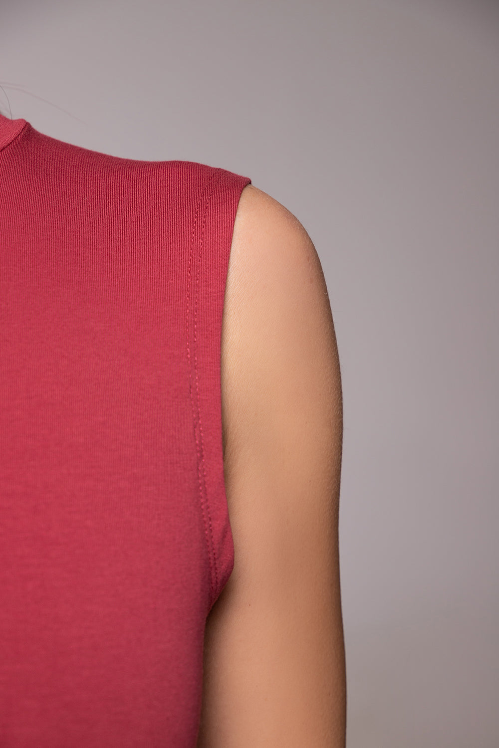 Damen Body Halbkragen ärmellos