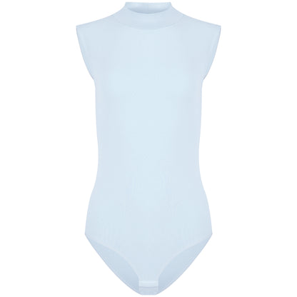 Damen Body Halbkragen ärmellos