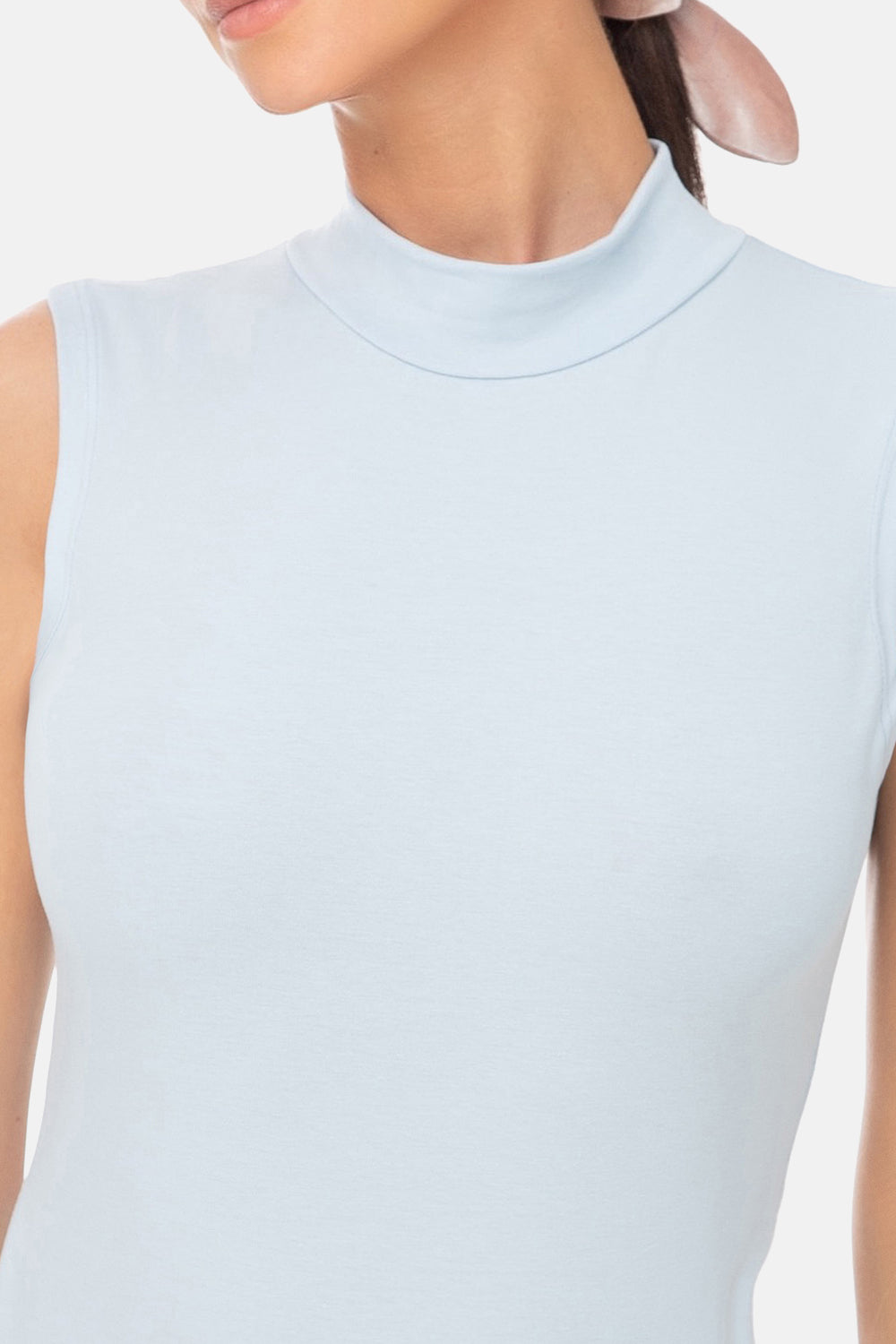 Damen Body Halbkragen ärmellos