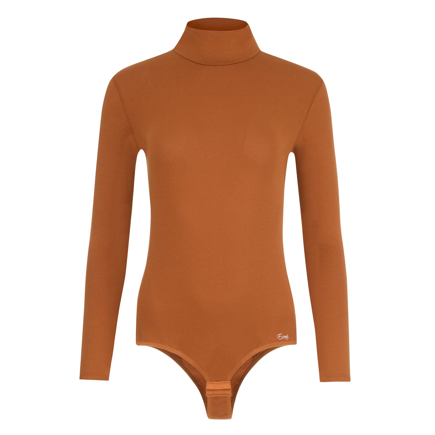 Eleganter Langarmbody aus Baumwolle mit Hochkragen – Vielseitiger Stylingpartner