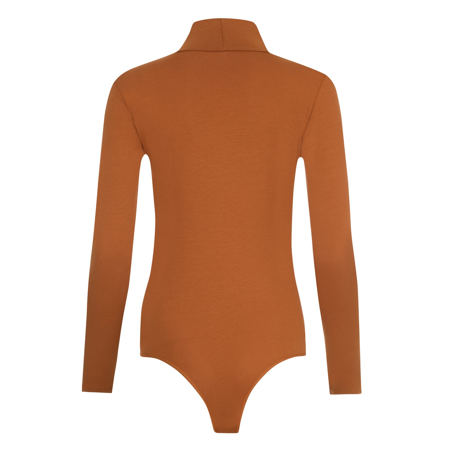 Eleganter Langarmbody aus Baumwolle mit Hochkragen – Vielseitiger Stylingpartner