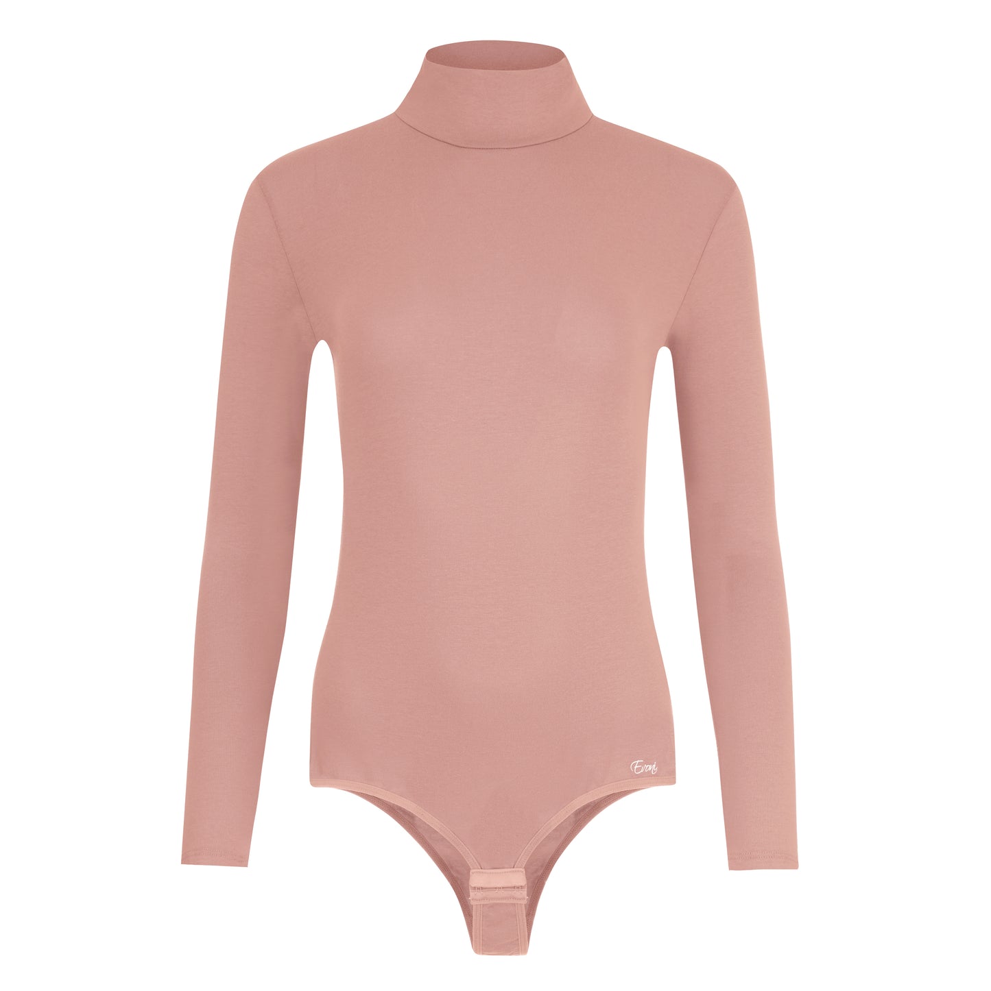 Eleganter Langarmbody aus Baumwolle mit Hochkragen – Vielseitiger Stylingpartner