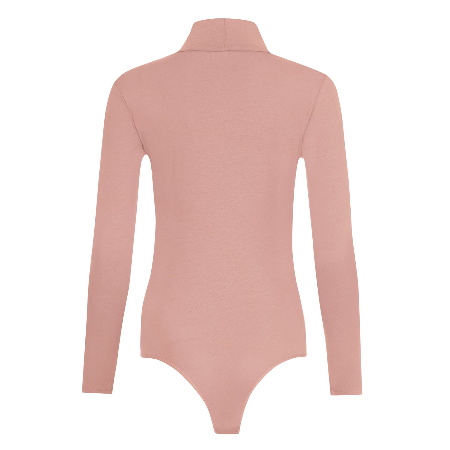 Eleganter Langarmbody aus Baumwolle mit Hochkragen – Vielseitiger Stylingpartner