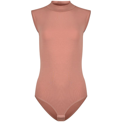 Damen Body Halbkragen ärmellos