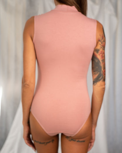 Damen Body Halbkragen ärmellos