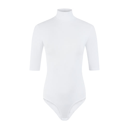 Bodysuit mit ellbogenlangen Ärmeln
