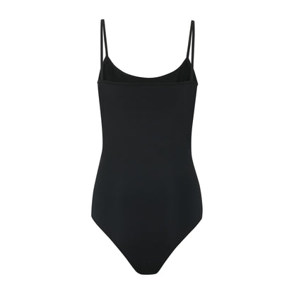 Shaping Body mit Spaghettiträgern, figurformend, Baumwoll-Brustbereich gegen Plattdrücken, Bauchweg Bodysuit Damen