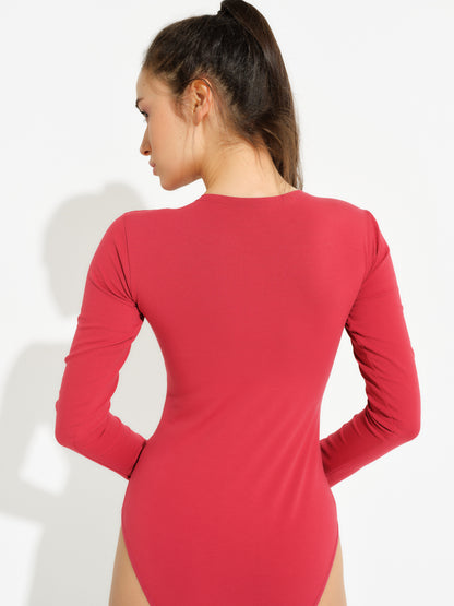 Damenbody Langarmbody für Frauen Silber, Gold, Schwarz