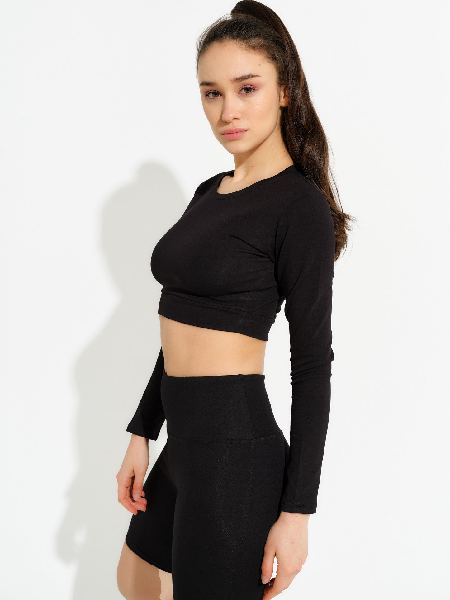 Crop Top Langarm