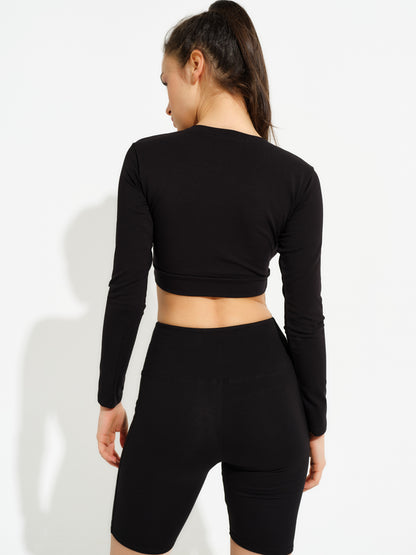 Crop Top Langarm