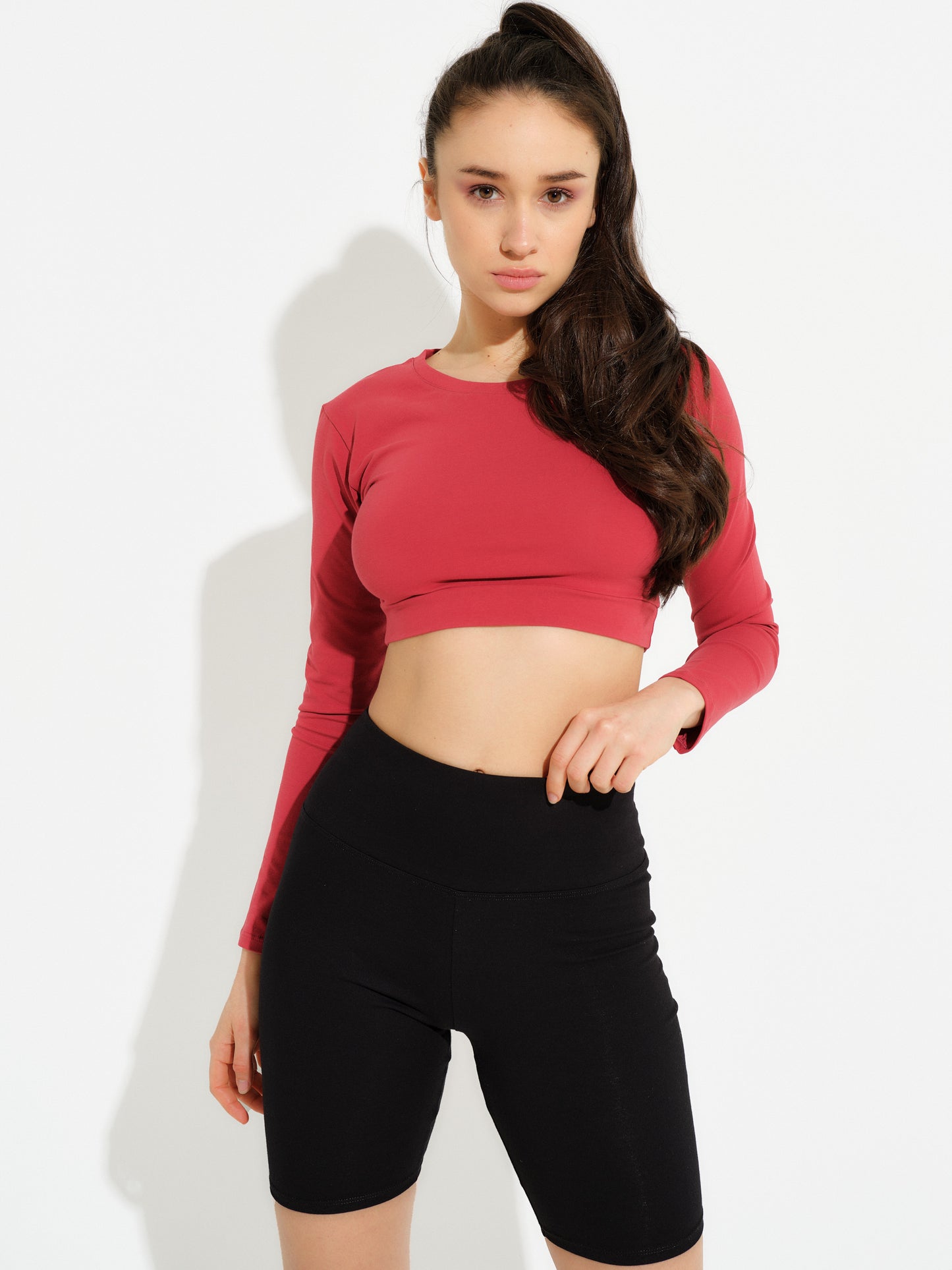Crop Top Langarm