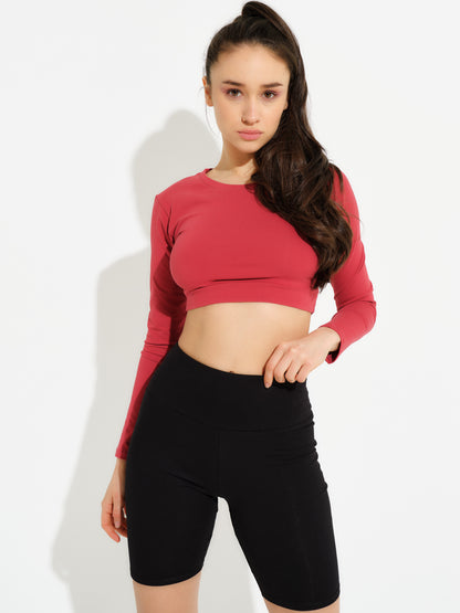 Damen kurze Leggings aus Baumwolle