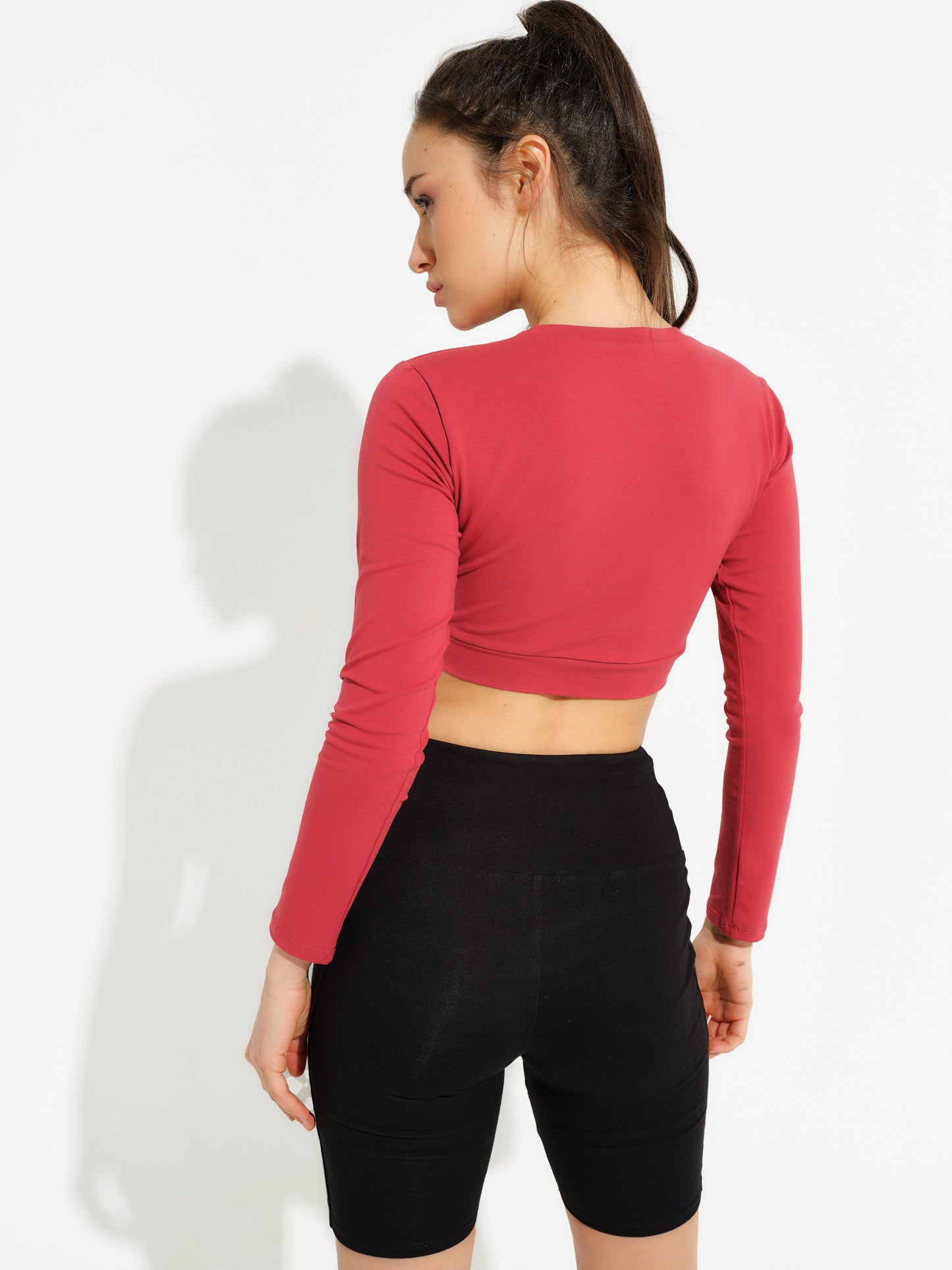 Damen kurze Leggings aus Baumwolle