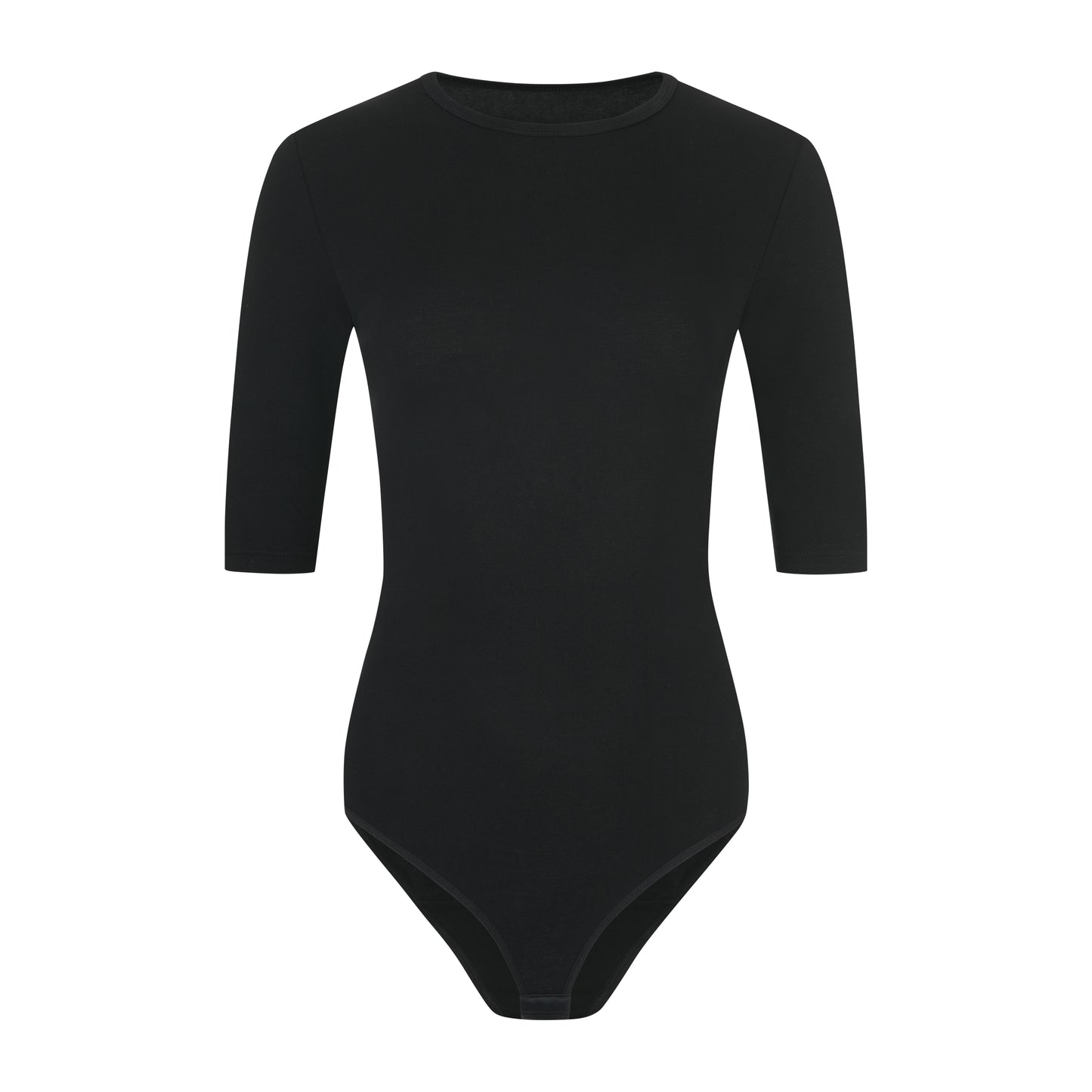 Women's Cotton Bodysuit with Half Sleeves – Figure-Hugging, Stretchy & Pleasantly Soft