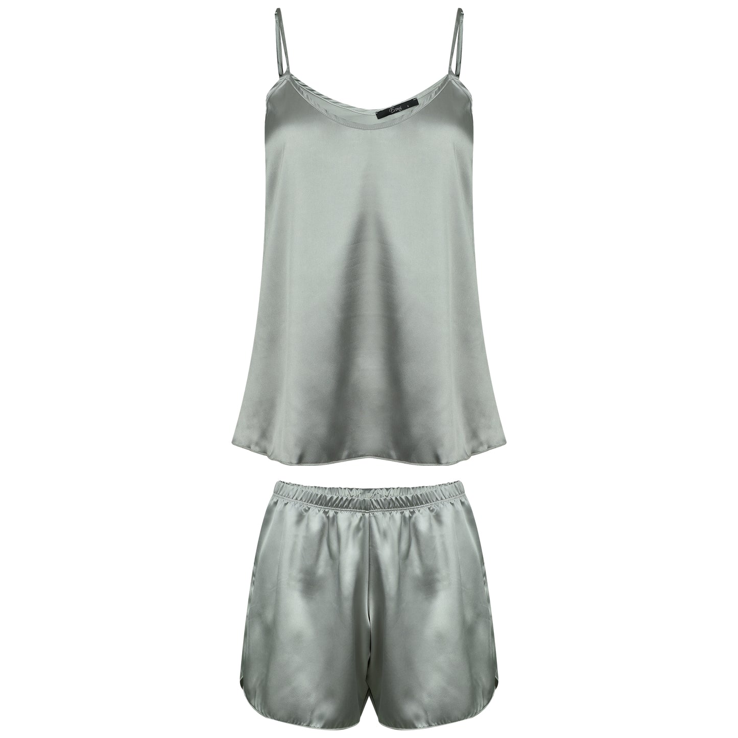 Satin Pyjama Set Kurze Hose