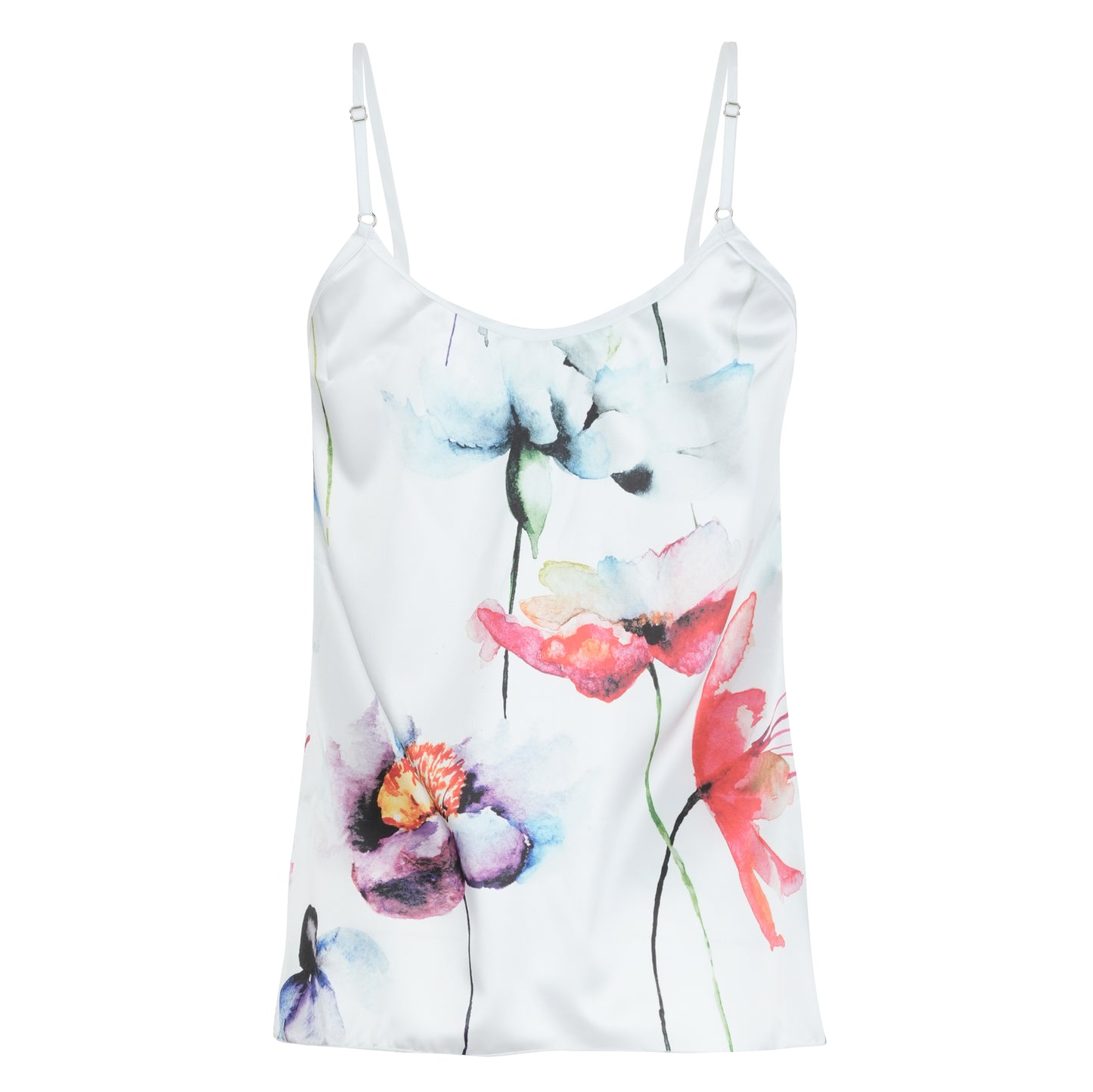 Satin Pyjama Set Kurze Hose