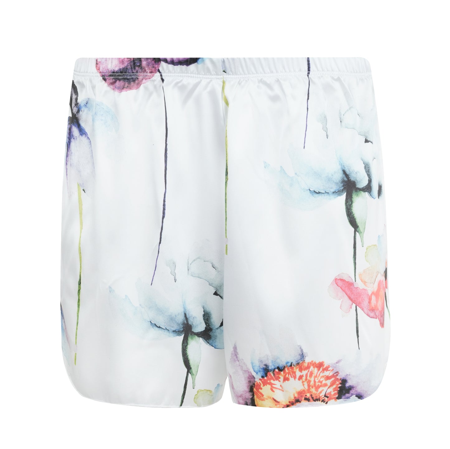 Satin Pyjama Set Kurze Hose