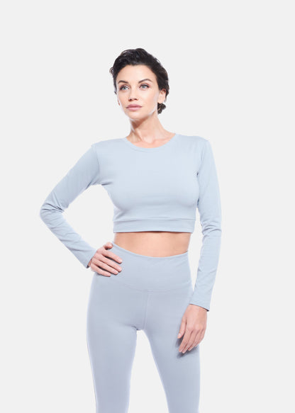 Damen Leggings aus Baumwolle mit hohem Bund