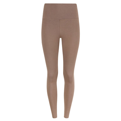 Damen Leggings aus Baumwolle mit hohem Bund