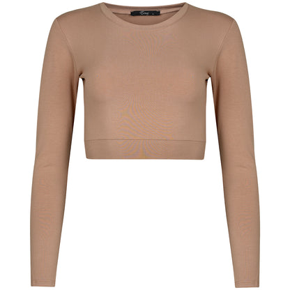 Crop Top Langarm