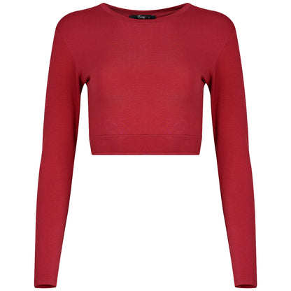 Crop Top Langarm