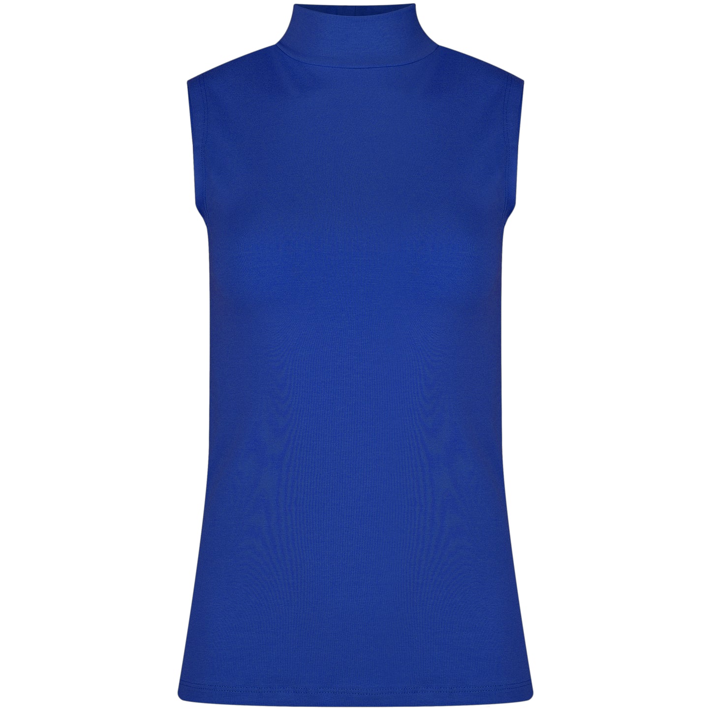 Basic Shirt ärmellos Halbkragen Tank-Top
