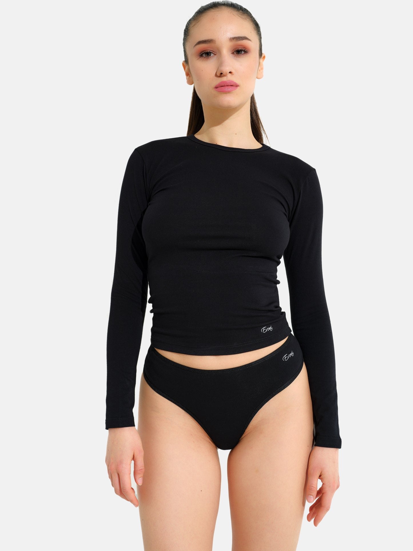 Brazilian Slip mit Langarmshirt