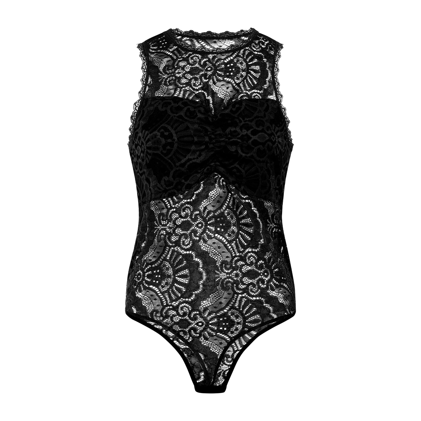 Lace thong bodysuit
