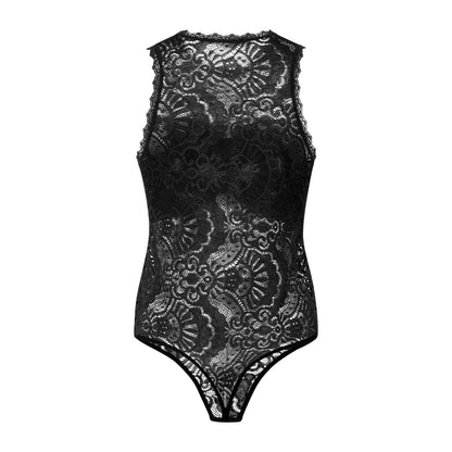 Lace thong bodysuit