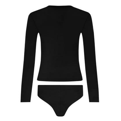 Brazilian Slip mit Langarmshirt