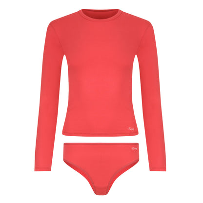 Brazilian Slip mit Langarmshirt